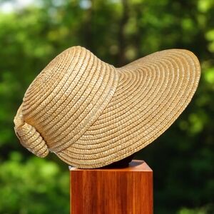 Wide Brim Fashion Straw Sun Hat with Bow